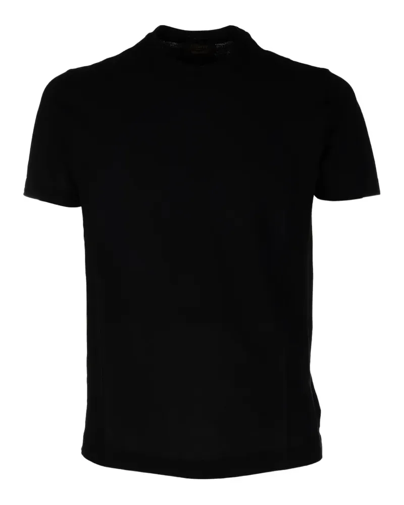 Zanone short sleeve T-shirt - Schwarz Schwarz