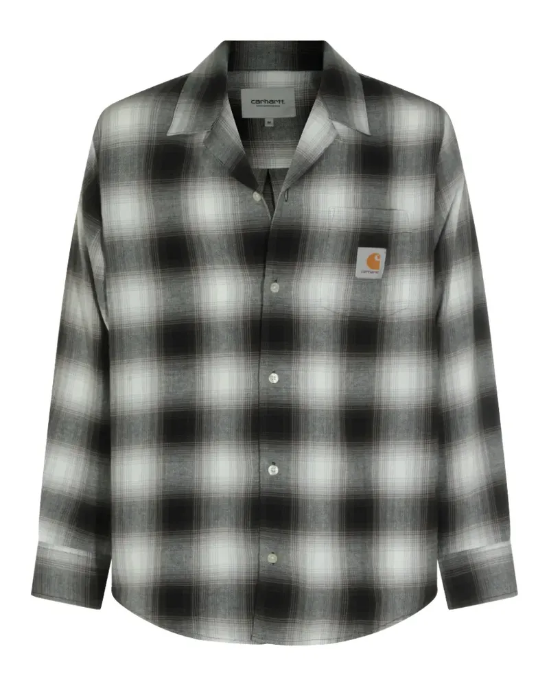 Carhartt WIP Hemd mit Karomuster - Schwarz Schwarz