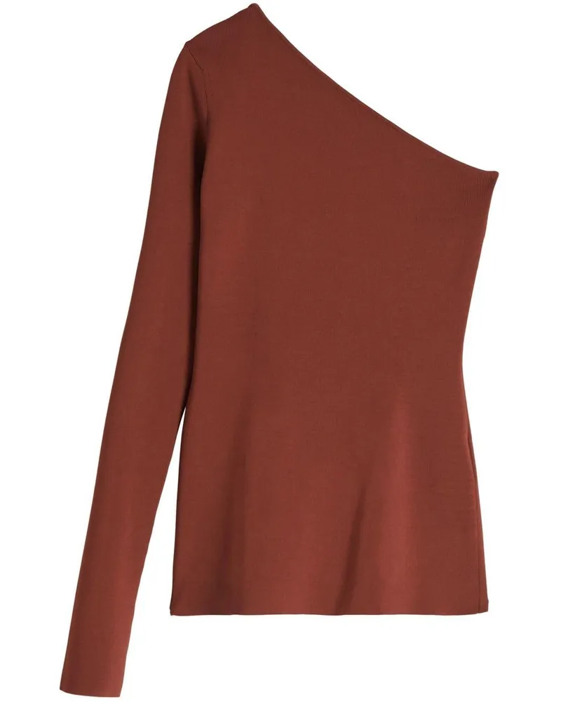 Victoria Beckham Geripptes Top - Braun Braun