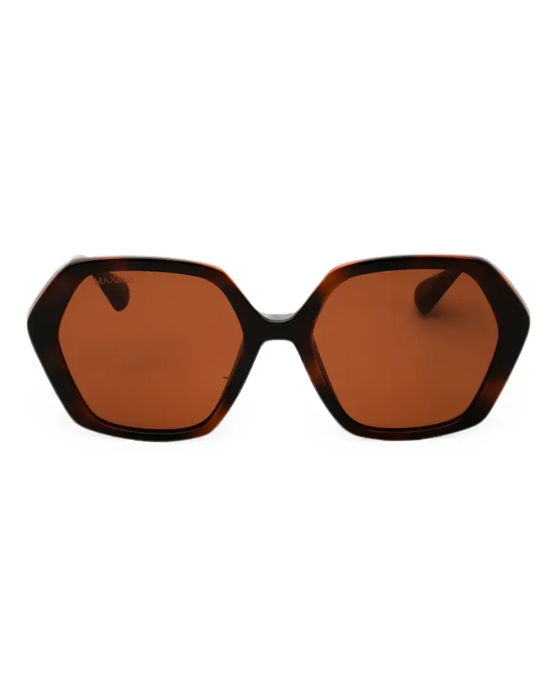 MAX&Co. geometric-frame sunglasses - Braun Braun