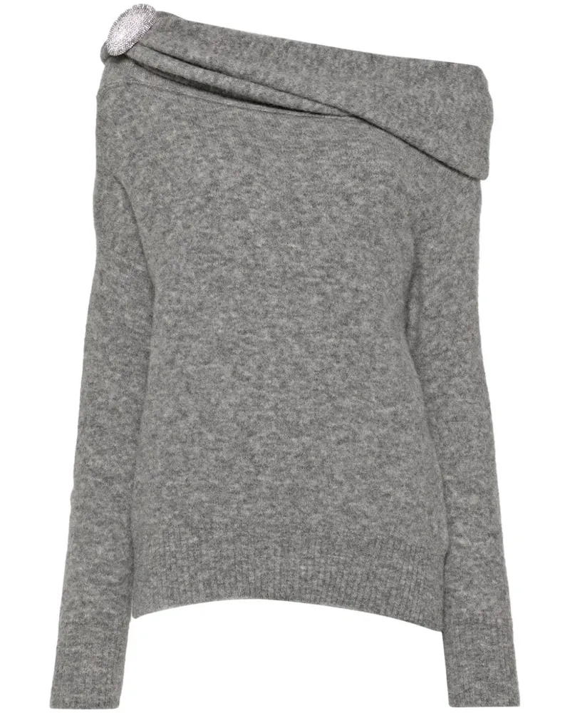 Giuseppe di Morabito Schulterfreier Pullover - Grau Grau