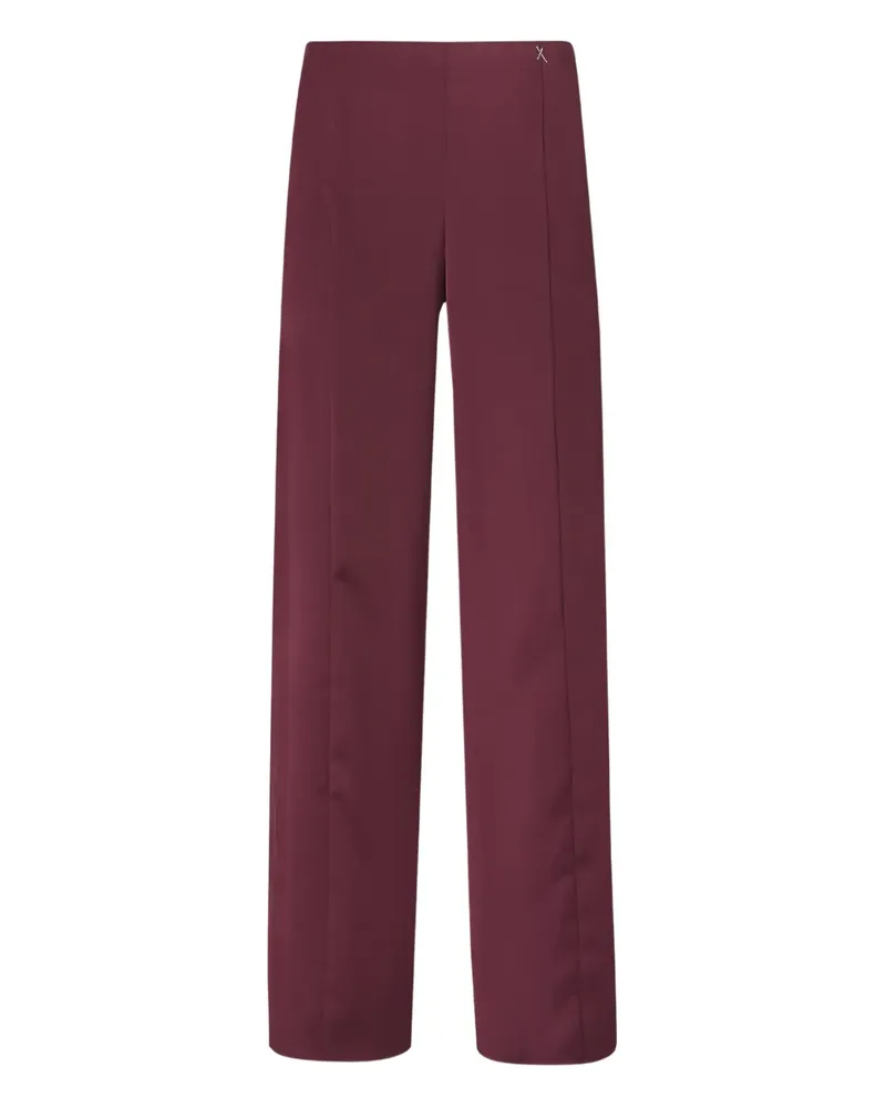 Genny Gerade Satinhose - Rot Rot