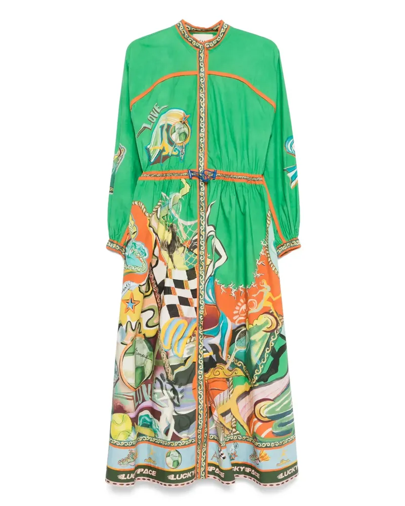 ALEMAIS Lucky Pace Hemdkleid - Grün Grün