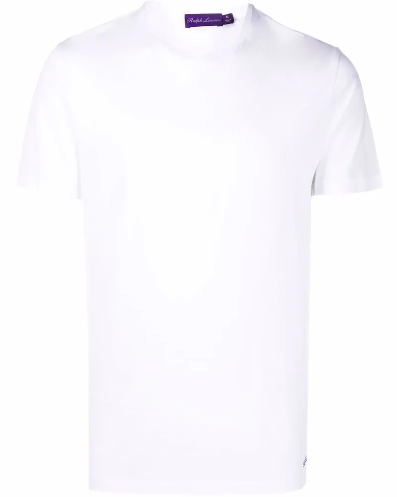 Ralph Lauren T-Shirt mit Logo-Stickerei - Weiß Weiß