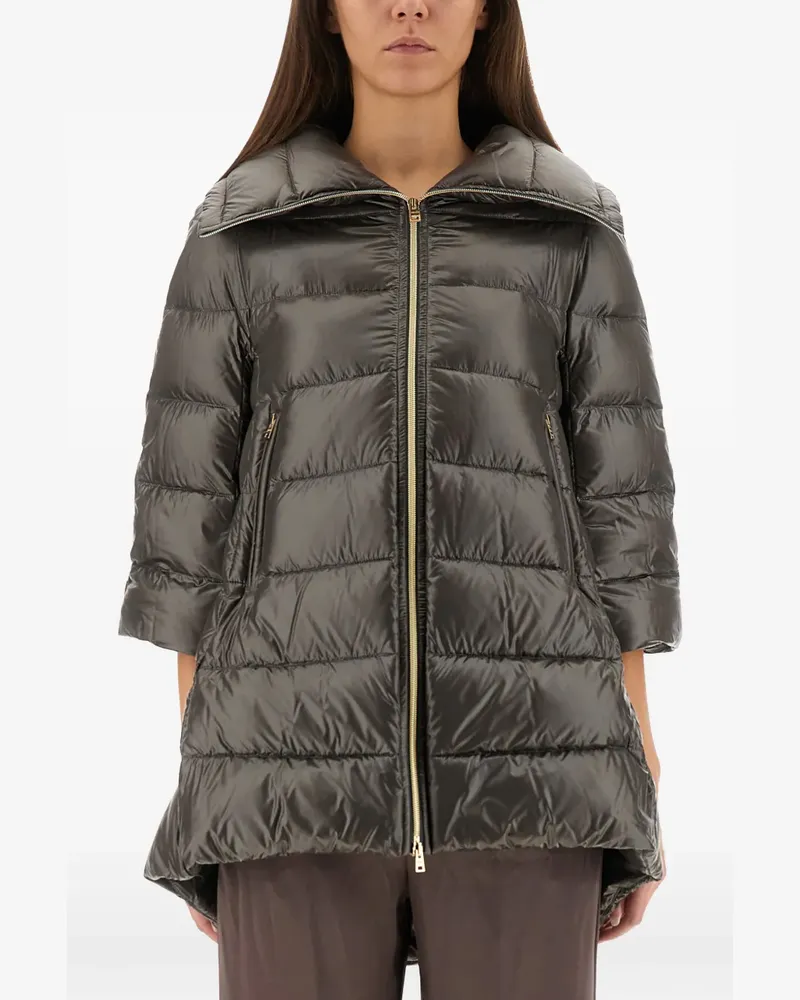 Herno Cleofe zip-up quilted coat - Grau Grau