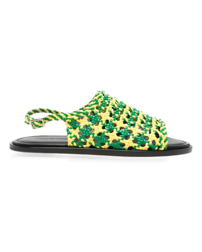J.W.Anderson Slingback-Sandalen - Grün Grün
