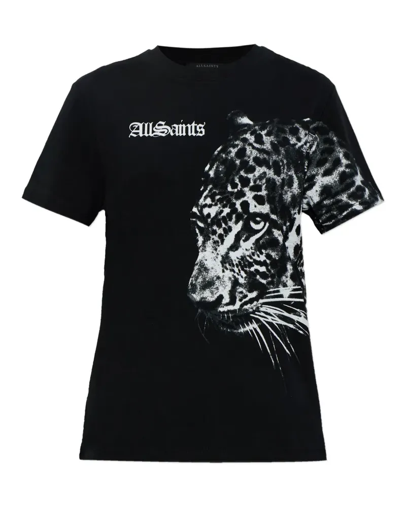 AllSaints Zaya T-Shirt - Schwarz Schwarz