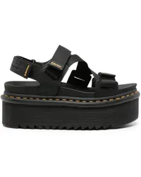 Dr.Martens Kimber Plateau-Sandalen Schwarz