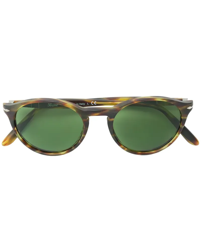 Persol Runde Sonnenbrille - Braun Braun