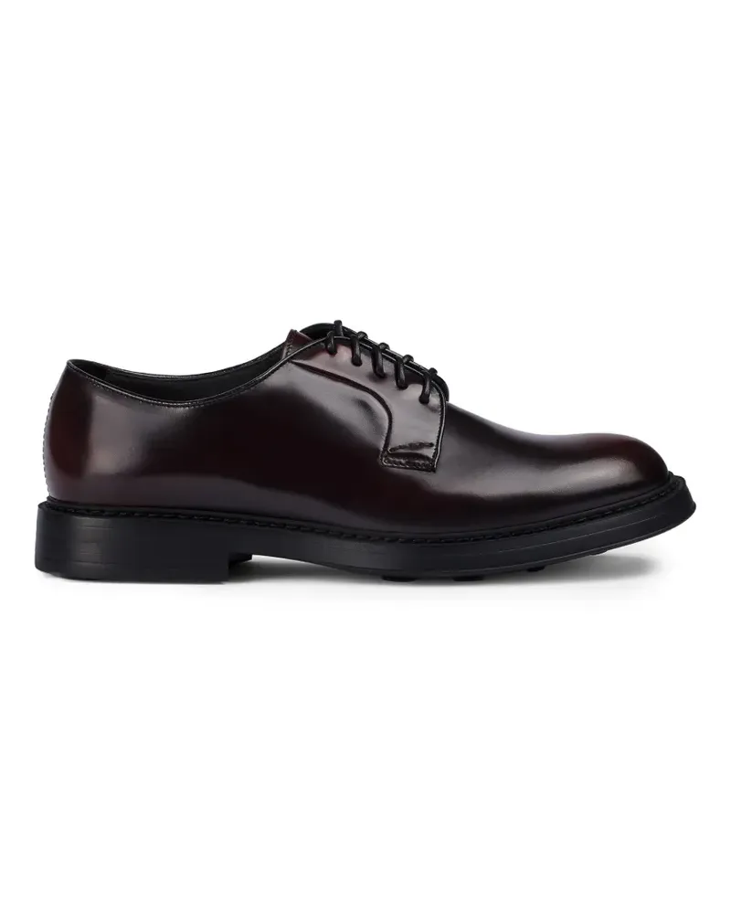 Doucal´s lace-up leather Derby shoes - Braun Braun