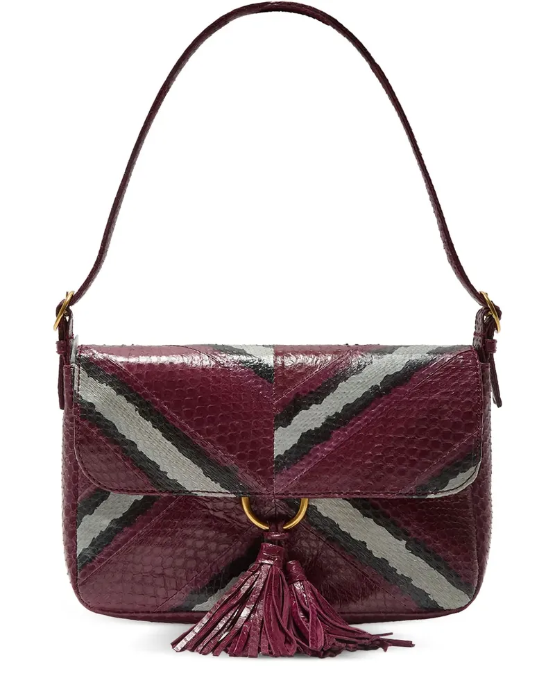 Maliparmi Schultertasche mit geometrischem Muster - Violett Violett
