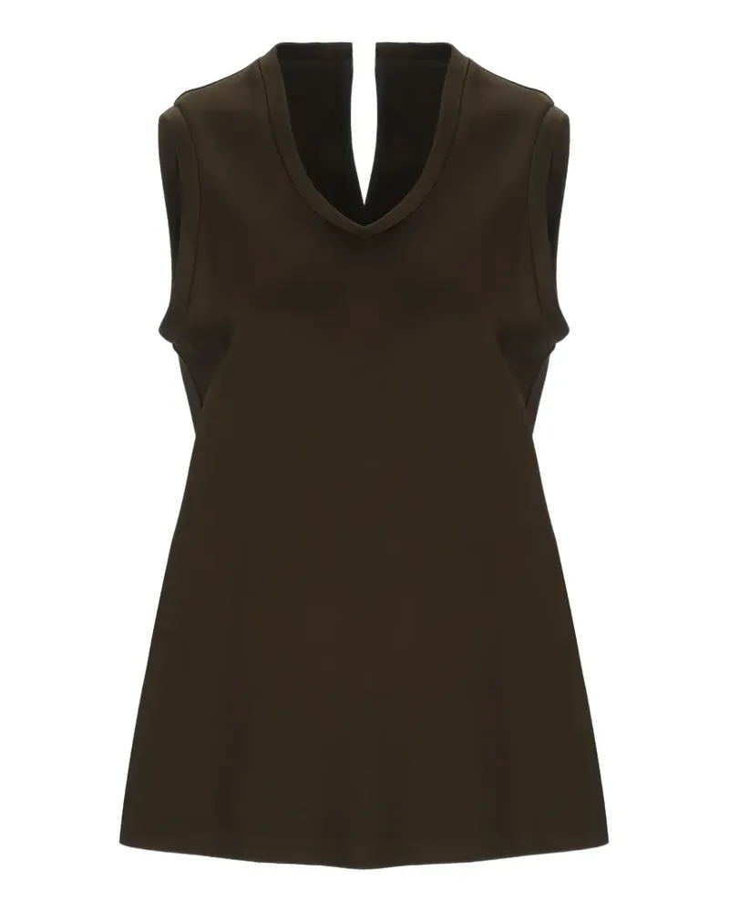 Carven V-neck top - Braun Braun