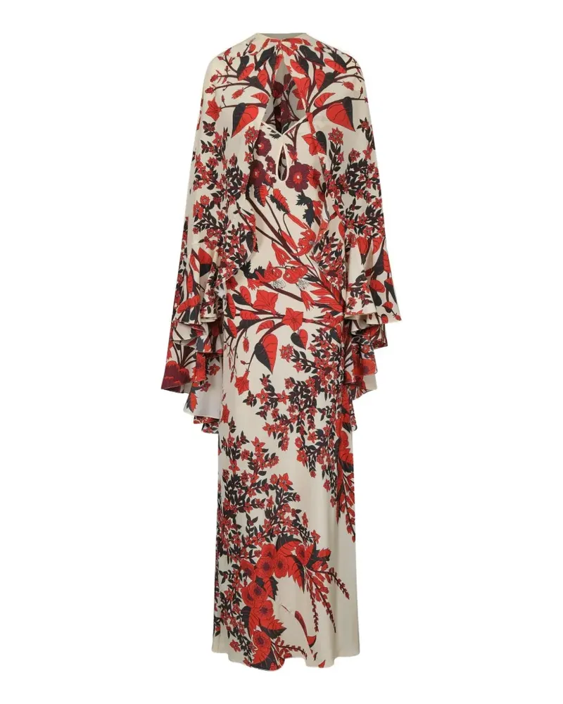 Johanna Ortiz Clean Reinterpretation floral-pattern maxi dress - Nude Nude