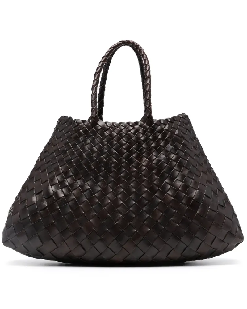 Dragon Diffusion Kleine Santa Croce Handtasche - Braun Braun