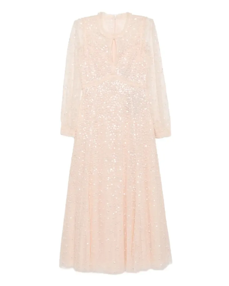 Needle & Thread Kleid mit Pailletten - Rosa Rosa