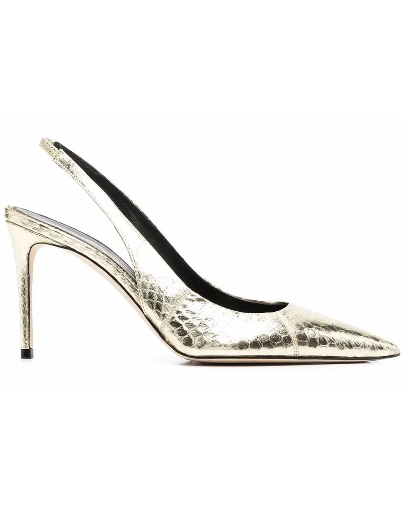 Scarosso x Brian Atwood Sutton Pumps - Gold Gold