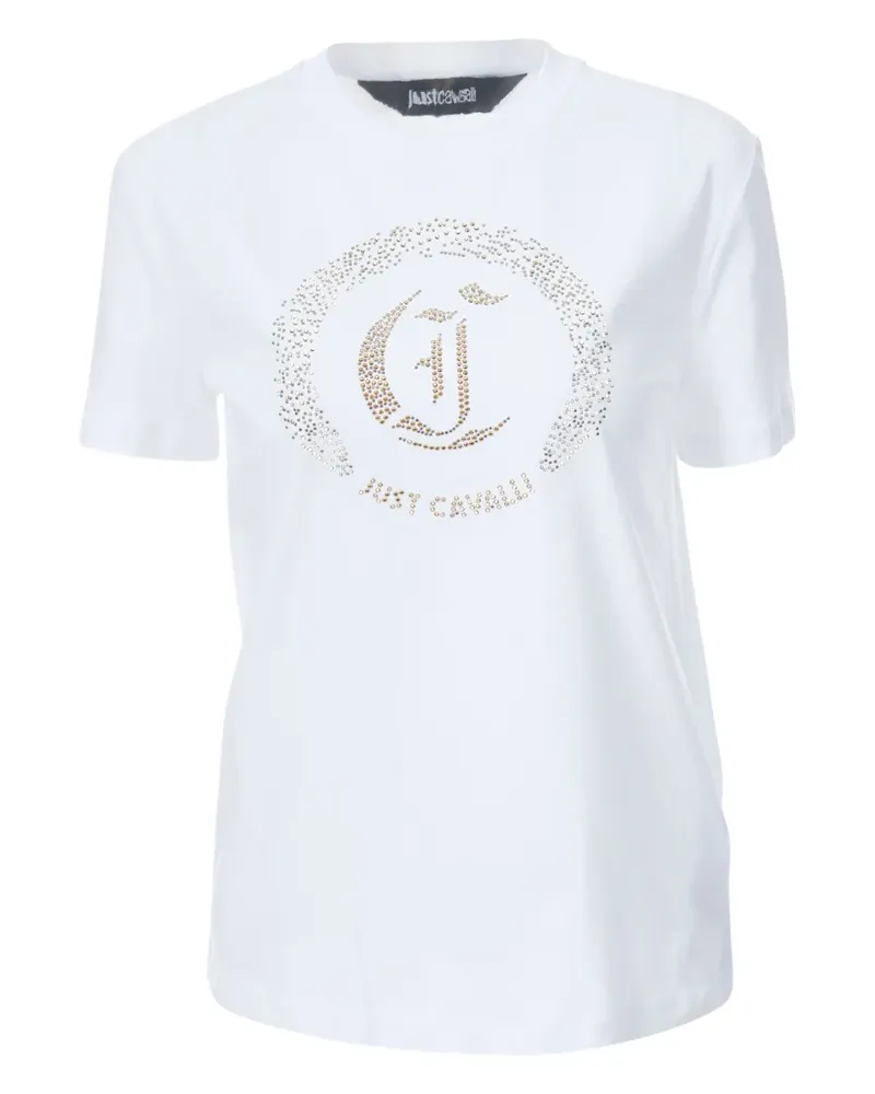 Just Cavalli T-Shirt mit Logo - Weiß Weiß