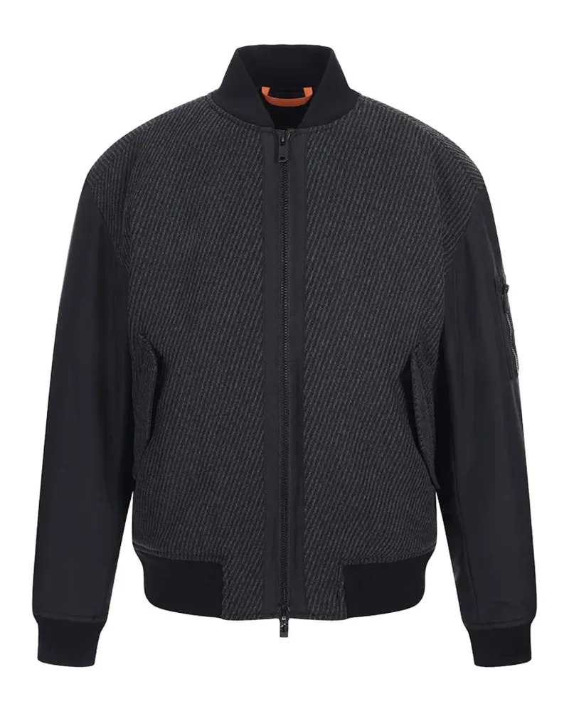 HUGO BOSS Jacke mit Reißverschluss - Grau Grau