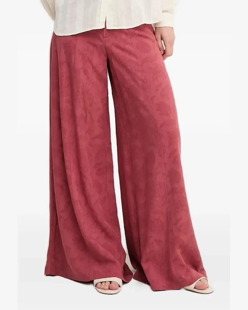 Hoss Intropia Hose mit Blumen-Stickerei - Rosa Rosa