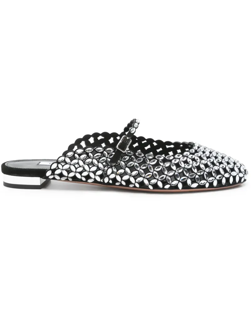 Aquazzura Sea Mules - Schwarz Schwarz