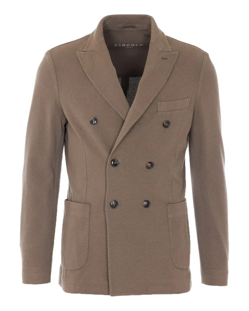 CIRCOLO 1901 double-breasted button jacket - Braun Braun