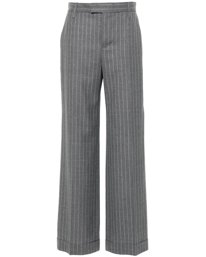 Brunello Cucinelli Gestreifte Hose - Grau Grau