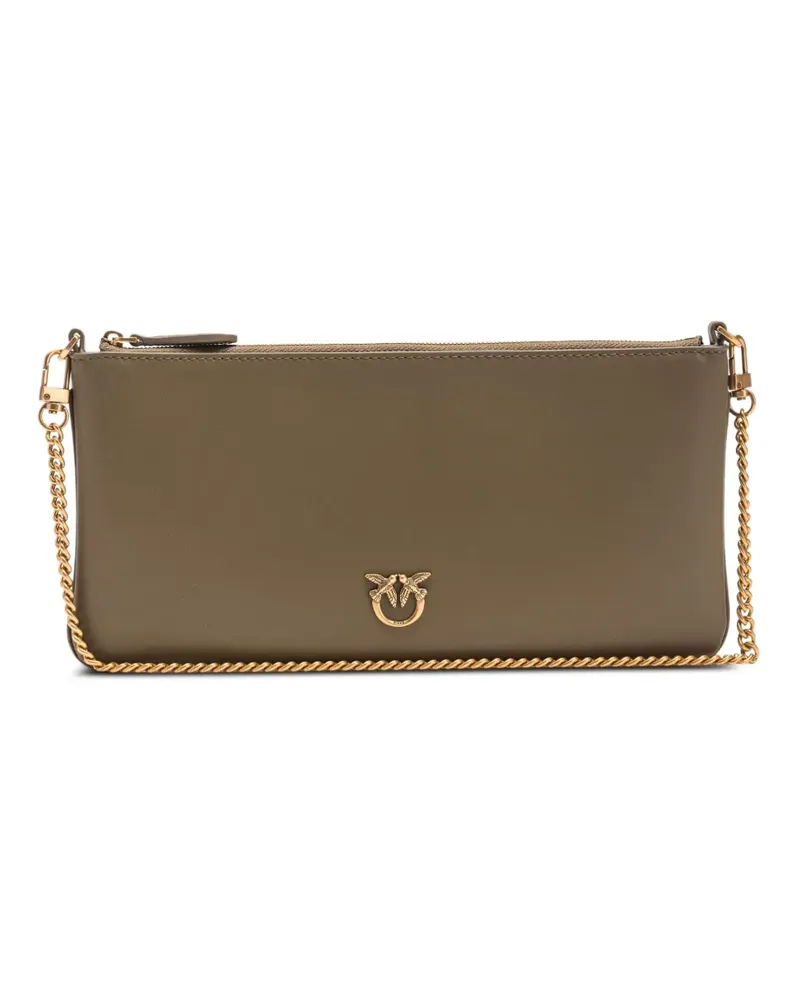Pinko Schultertasche aus Leder - Braun Braun