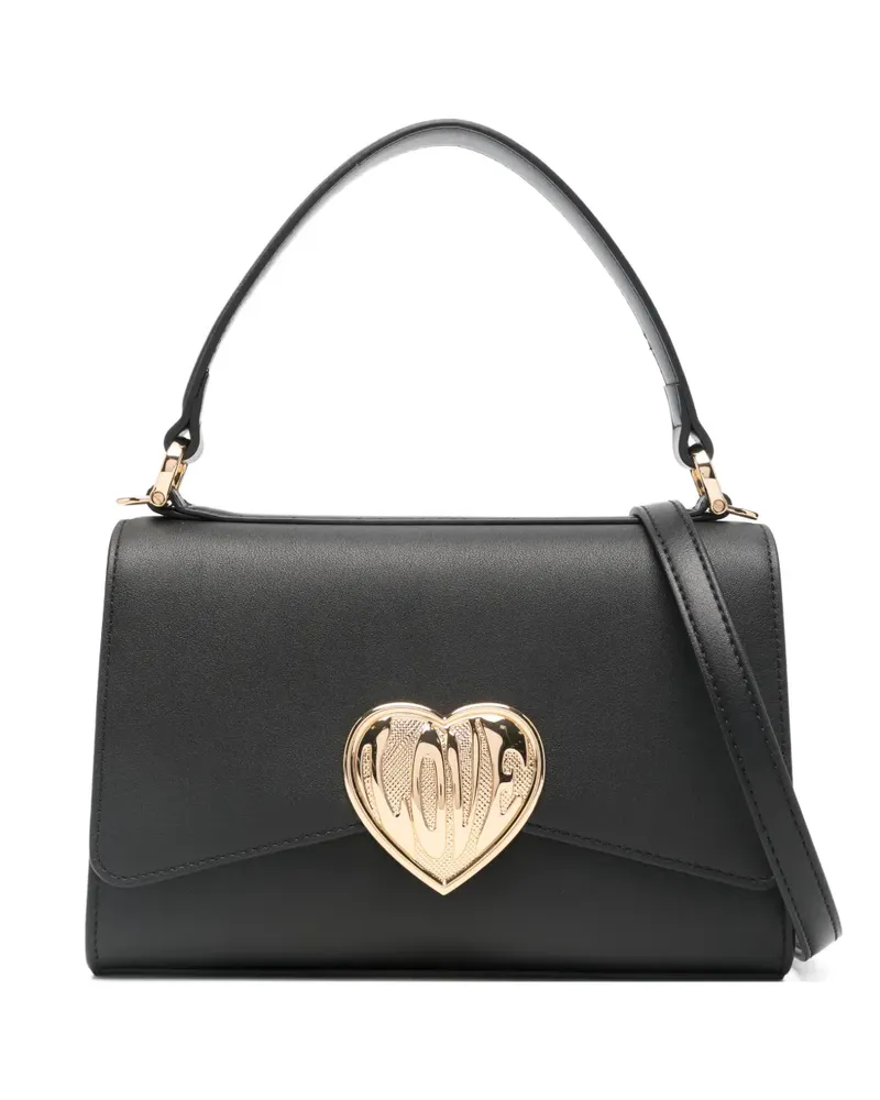 Moschino heart tote bag - Schwarz Schwarz