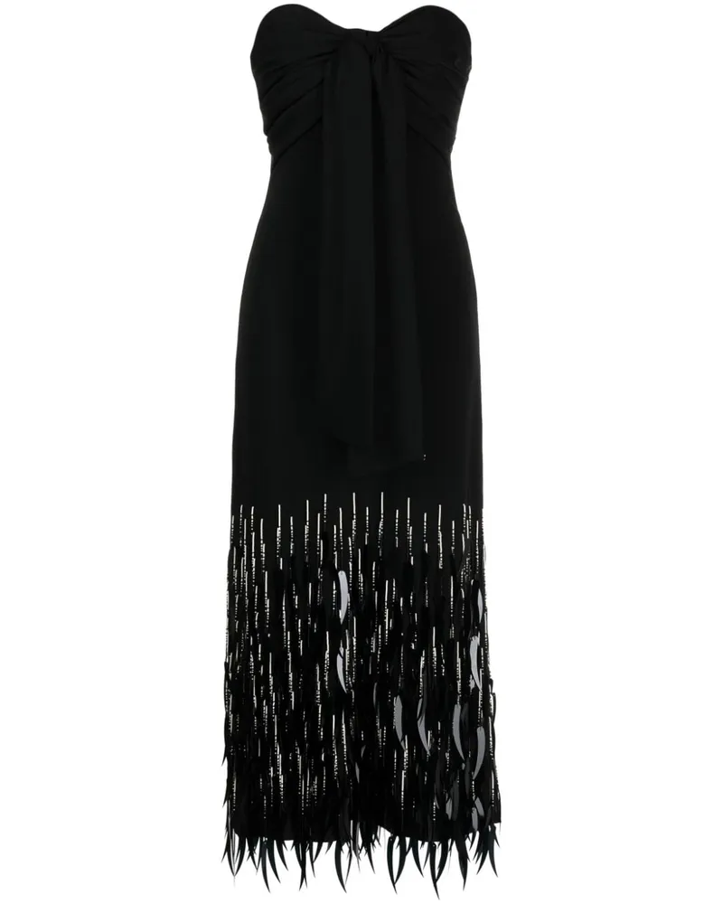 Johanna Ortiz Fiesta Costera' Midikleid - Schwarz Schwarz