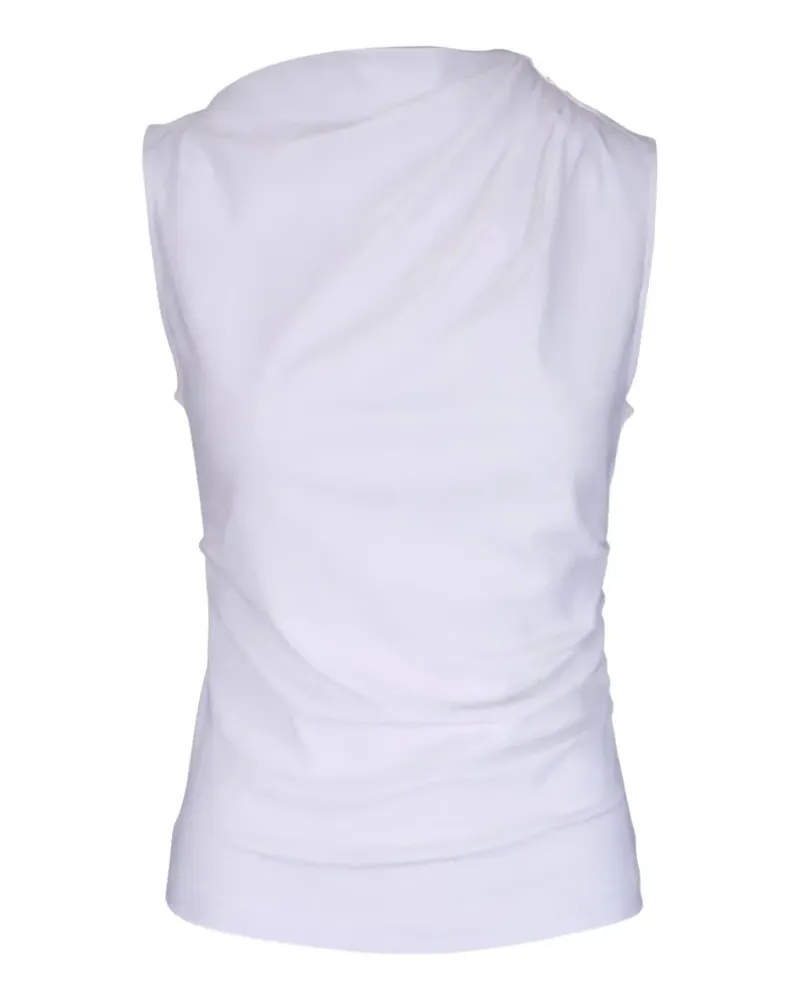 Vince draped sleeveless top - Weiß Weiß