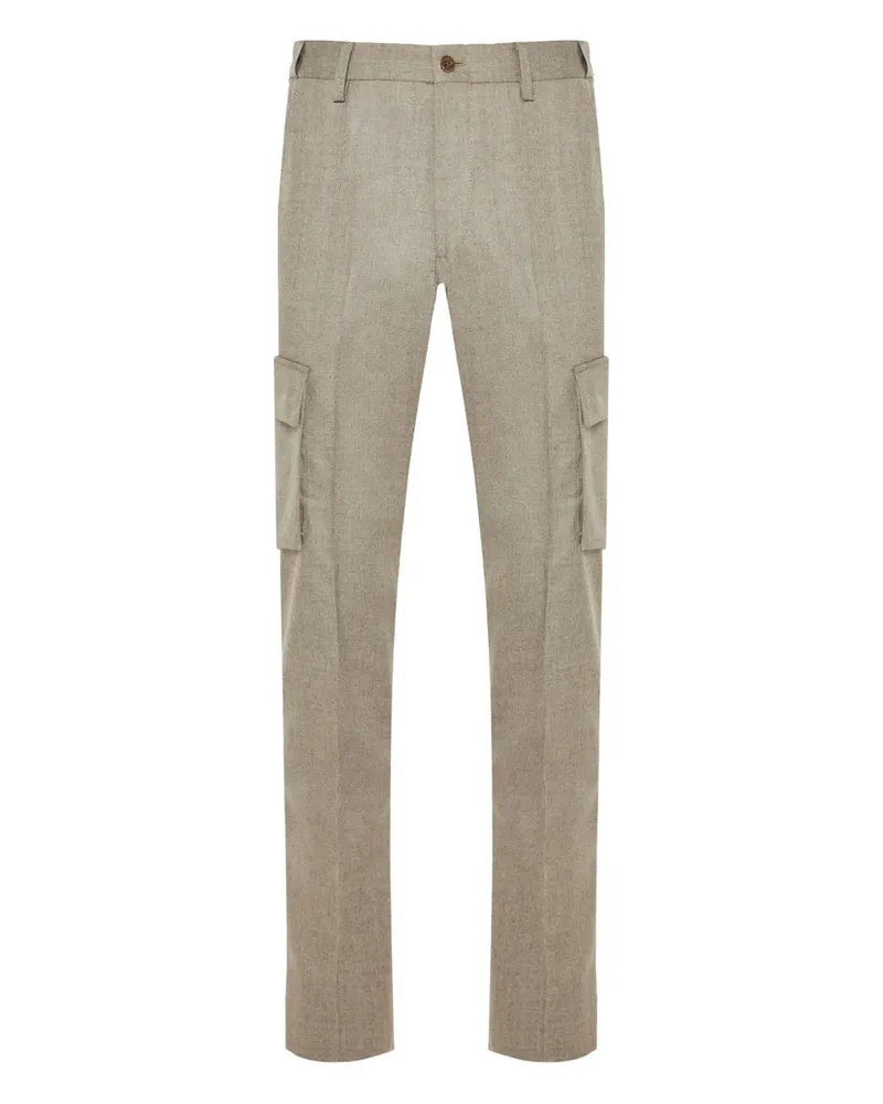 Corneliani Cargohose mit geradem Bein - Nude Nude