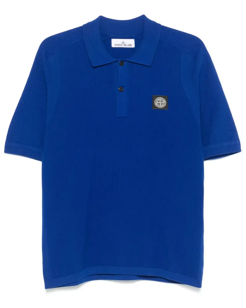 Stone Island Klassisches Poloshirt - Blau Blau