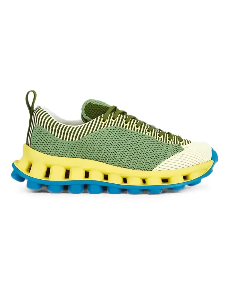 Camper x Sunnei Pelotissima striped knitted sneakers - Grün Grün