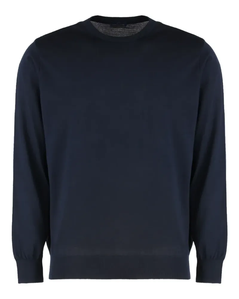 Paul & Shark Bestickter Pullover - Blau Blau