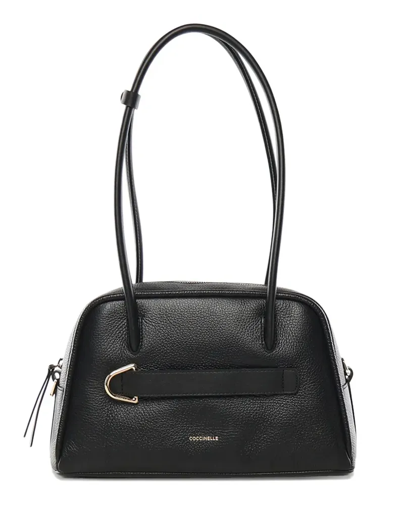 Coccinelle Schultertasche mit Henkel - Schwarz Schwarz