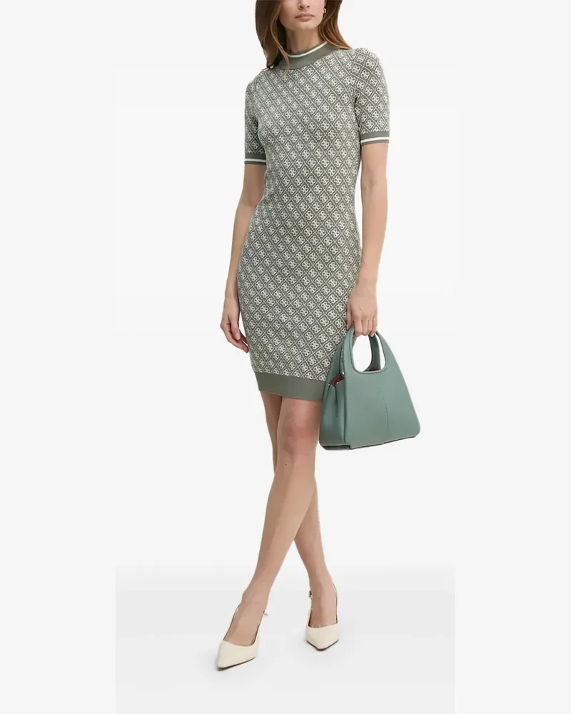 Guess Kleid mit kurzen Ärmeln - Grün Grün