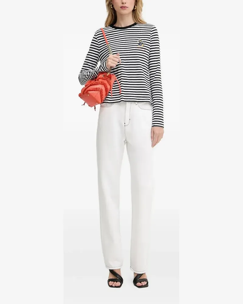 Karl Lagerfeld Jeans mit Logo - Weiß Weiß
