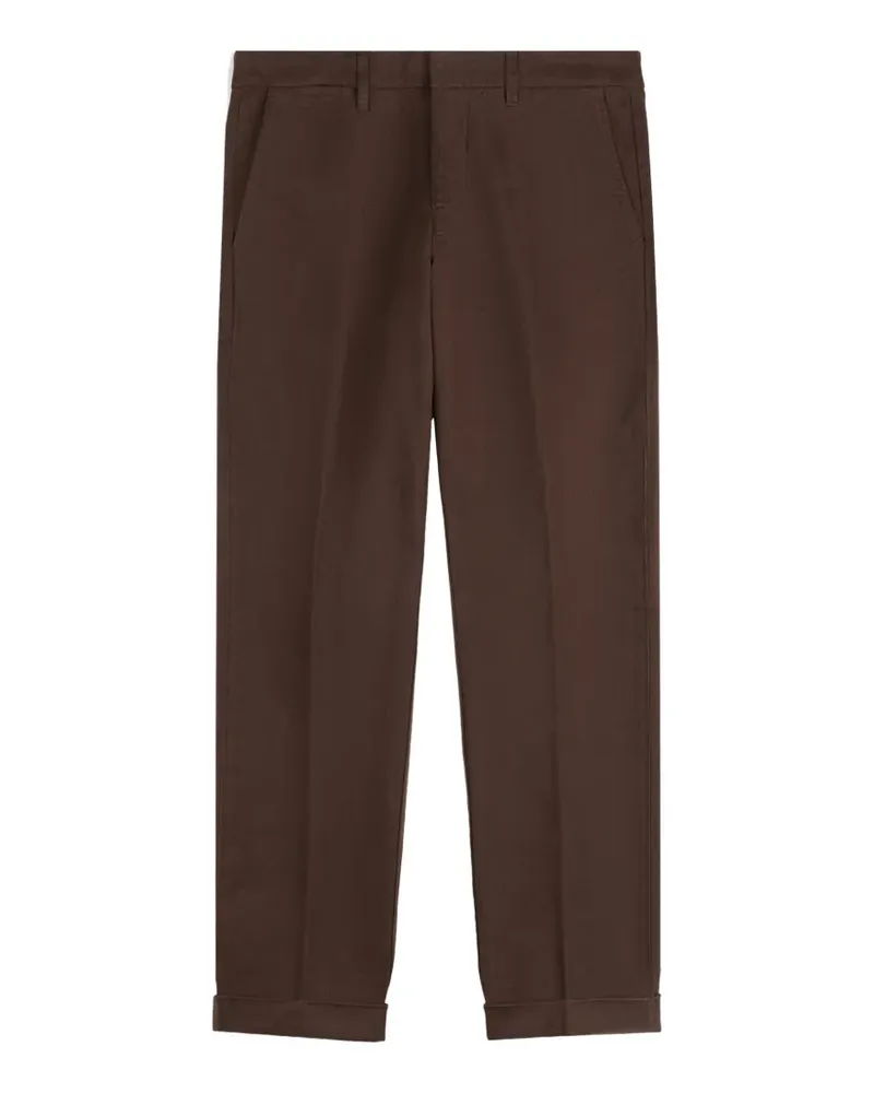 Fay Capri Hose mit Vordertaschen - Braun Braun