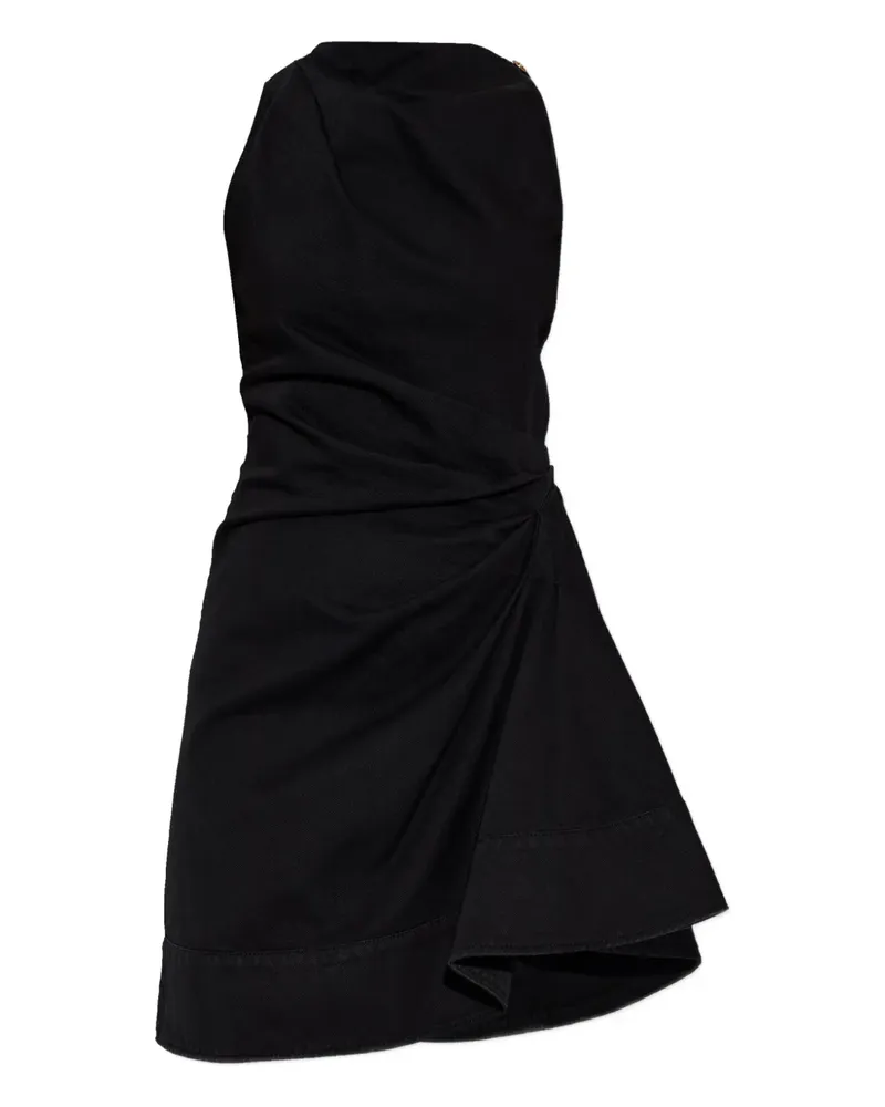 Alexander McQueen twisted sleeveless dress - Schwarz Schwarz