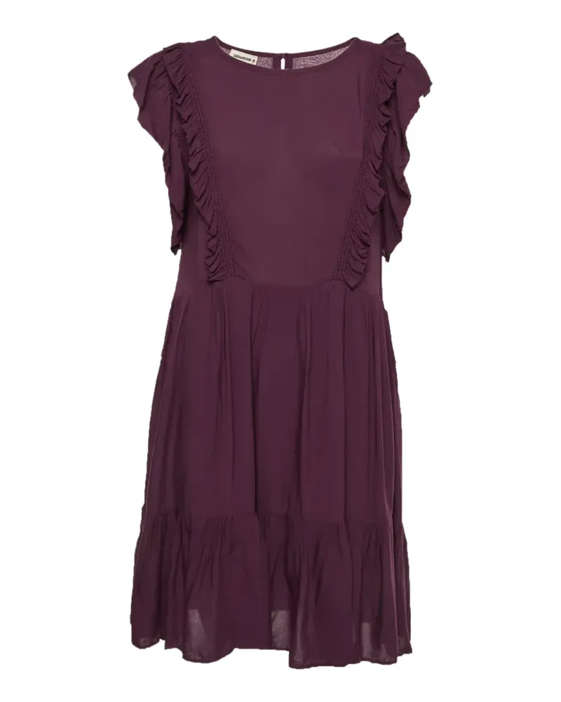 Zadig & Voltaire Rousseau Kleid mit Rüschendetail - Rot Rot