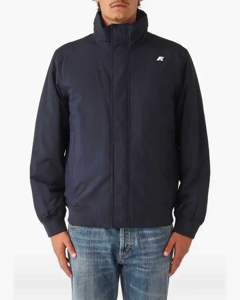 K-Way zip-fastening jacket - Blau Blau