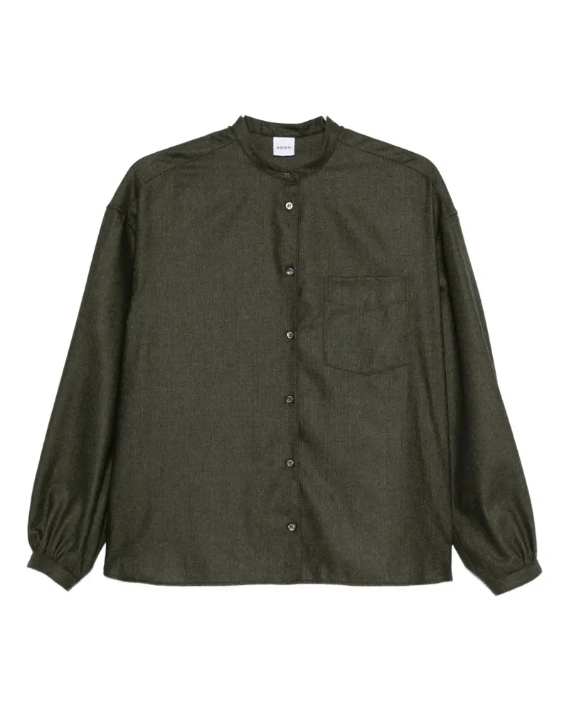 ASPESI pocket shirt - Grün Grün