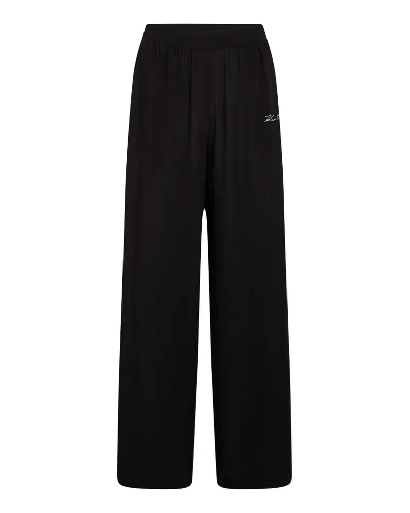 Karl Lagerfeld Jogginghose mit Logo - Schwarz Schwarz