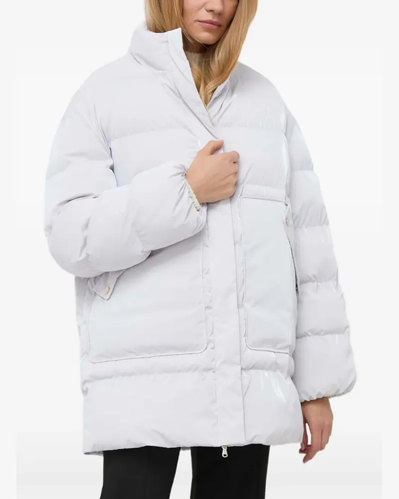 Patrizia Pepe padded pocket coat - Weiß Weiß