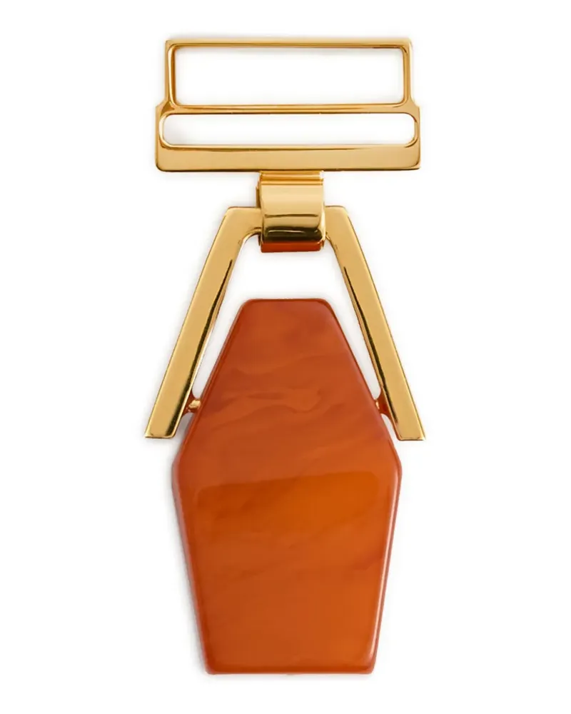 La DoubleJ Portal Brosche - Gold Gold