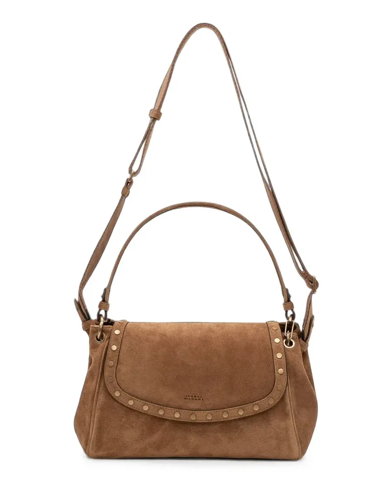 Isabel Marant Chany M Schultertasche aus Wildleder - Braun Braun