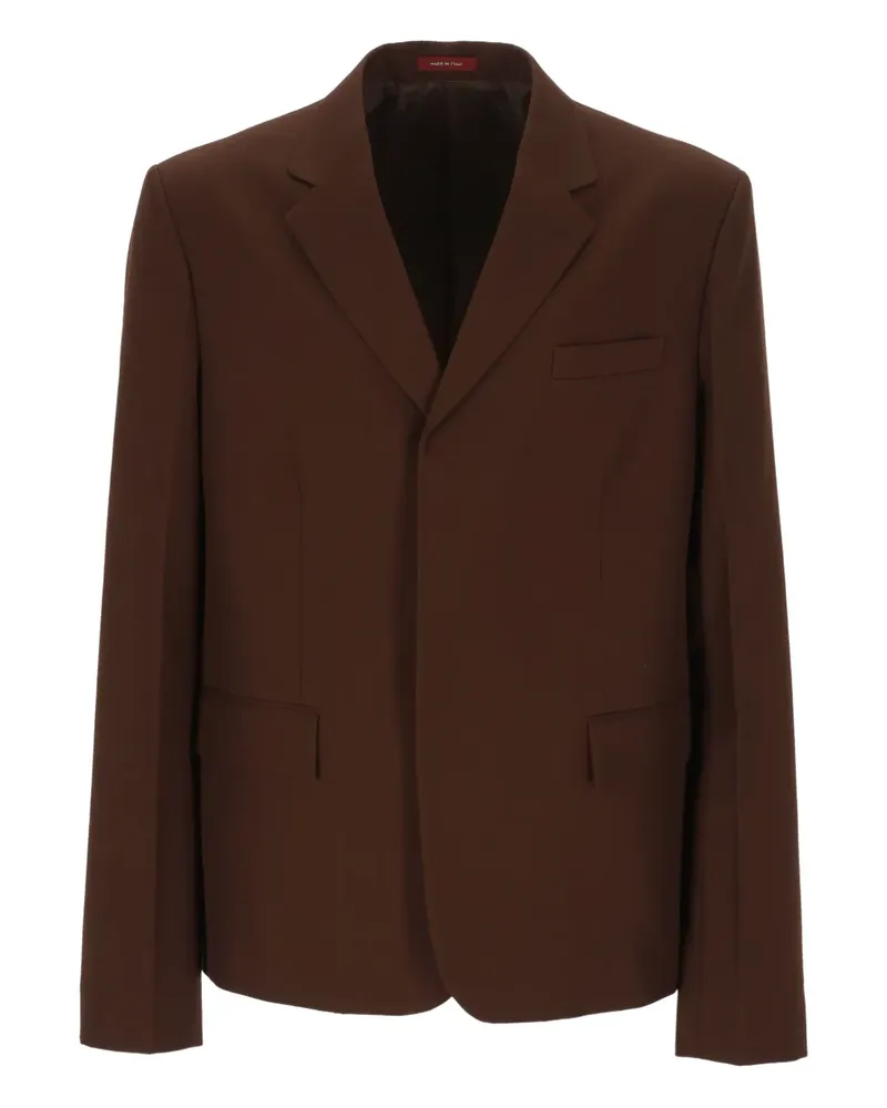 Gucci single-breasted blazer - Braun Braun