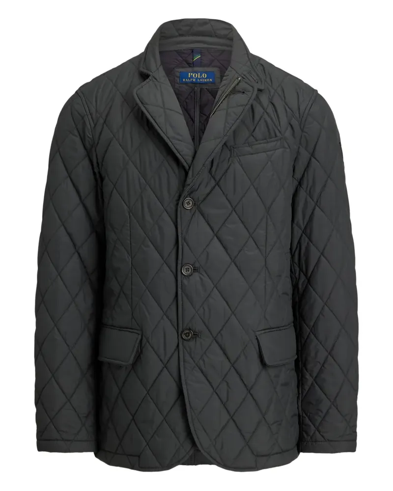 Ralph Lauren Gesteppte Jacke mit Rautenmuster - Grau Grau