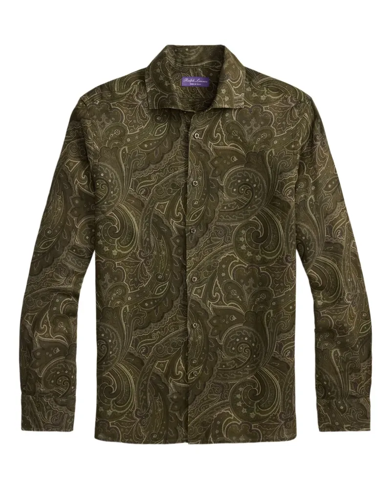 Ralph Lauren Hemd mit Paisley-Print - Grün Grün