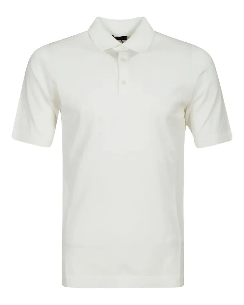 Alpha Industries button-placket cotton polo shirt - Weiß Weiß